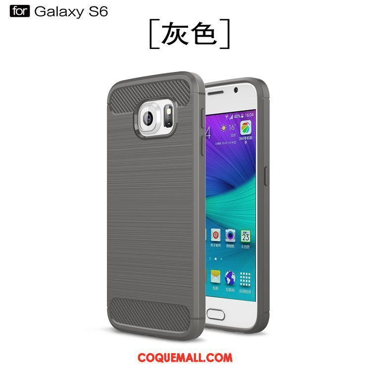 Étui Samsung Galaxy S6 Personnalité Étoile Protection, Coque Samsung Galaxy S6 Incassable Bleu