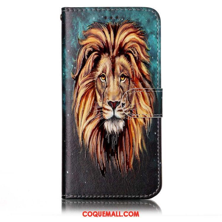 Étui Samsung Galaxy S6 Protection Incassable Étui En Cuir, Coque Samsung Galaxy S6 Gaufrage Téléphone Portable