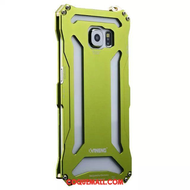 Étui Samsung Galaxy S6 Étoile Or Frog, Coque Samsung Galaxy S6 Protection Rouge