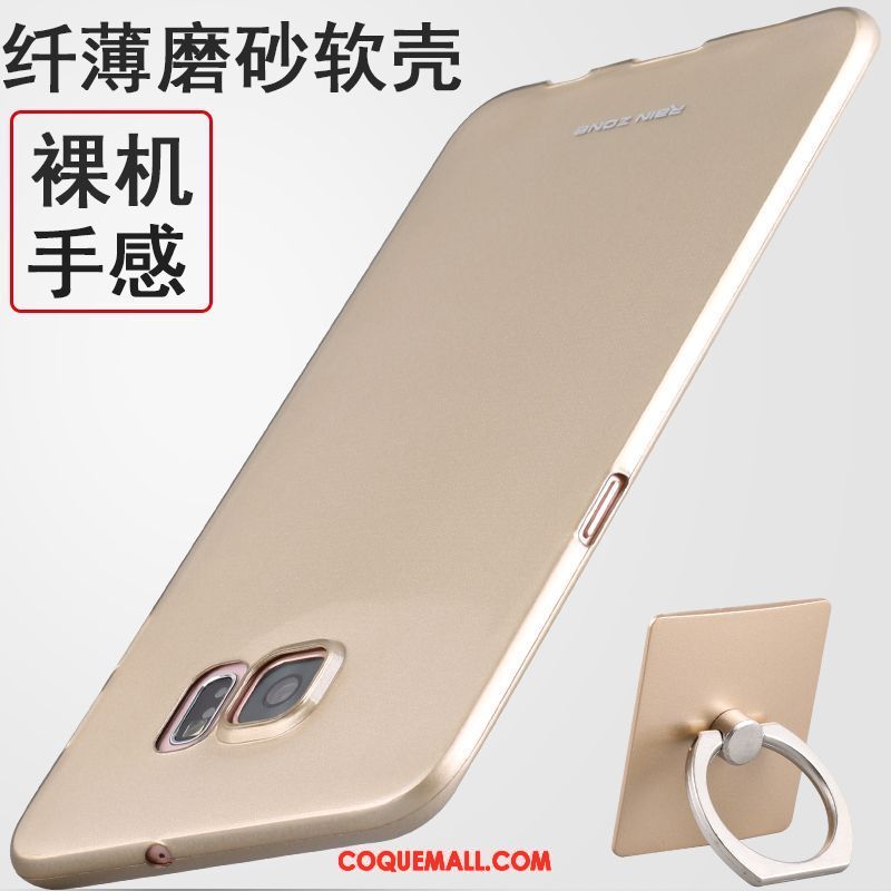 Étui Samsung Galaxy S6 Étoile Silicone Téléphone Portable, Coque Samsung Galaxy S6 Rouge Fluide Doux