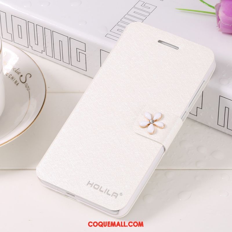 Étui Samsung Galaxy S6 Étui En Cuir Téléphone Portable Blanc, Coque Samsung Galaxy S6 Tendance Nouveau