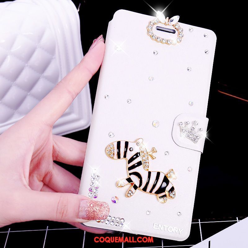 Étui Samsung Galaxy S6 Étui En Cuir Étoile Blanc, Coque Samsung Galaxy S6 Téléphone Portable Incassable