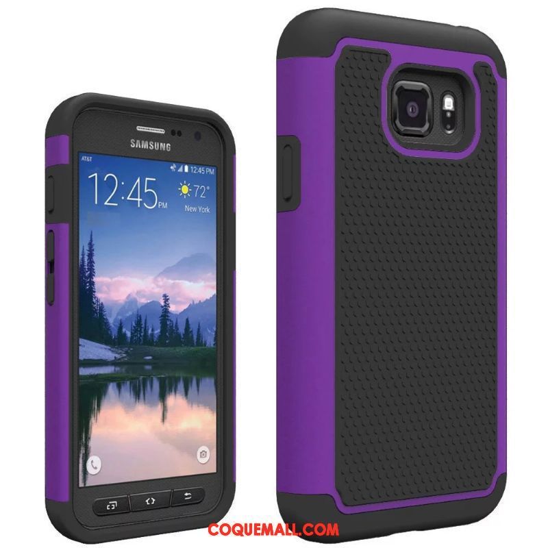 Étui Samsung Galaxy S7 Coque En Silicone Téléphone Portable Rouge, Coque Samsung Galaxy S7 Incassable Étoile