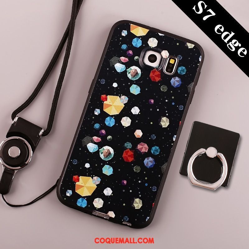 Étui Samsung Galaxy S7 Créatif Dessin Animé Silicone, Coque Samsung Galaxy S7 Protection Incassable