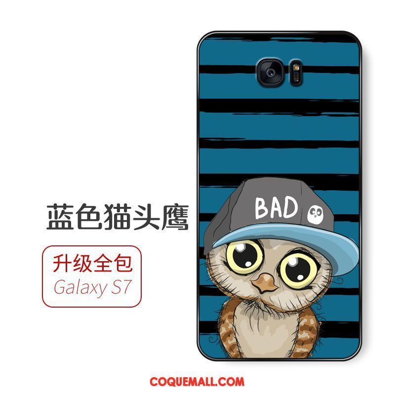 Étui Samsung Galaxy S7 Dessin Animé Étoile Téléphone Portable, Coque Samsung Galaxy S7 Incassable Fluide Doux