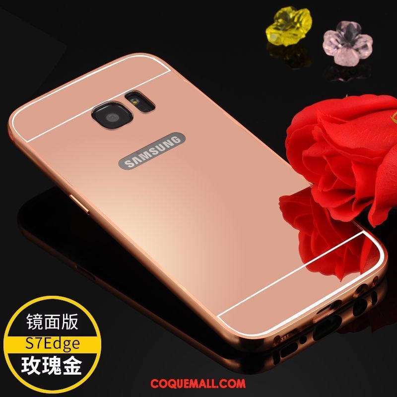 Étui Samsung Galaxy S7 Edge Couvercle Arrière Très Mince Tendance, Coque Samsung Galaxy S7 Edge Téléphone Portable Elegance