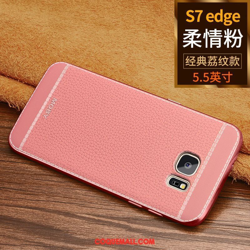Étui Samsung Galaxy S7 Edge Incassable Nouveau Téléphone Portable, Coque Samsung Galaxy S7 Edge Rouge Protection