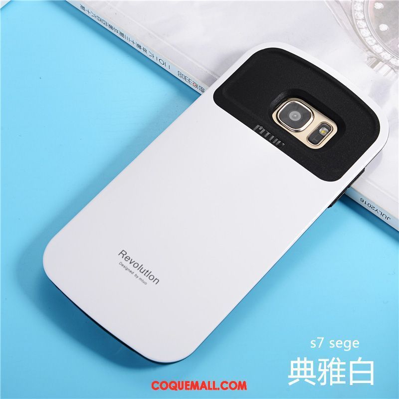 Étui Samsung Galaxy S7 Edge Tout Compris Silicone Étoile, Coque Samsung Galaxy S7 Edge Couleur Unie Incassable