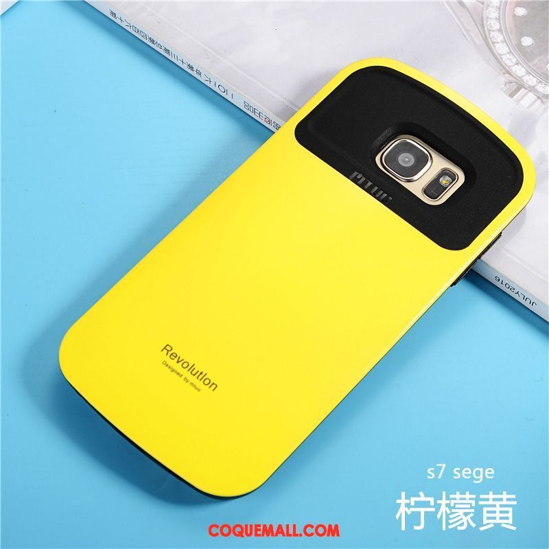 Étui Samsung Galaxy S7 Edge Tout Compris Silicone Étoile, Coque Samsung Galaxy S7 Edge Couleur Unie Incassable