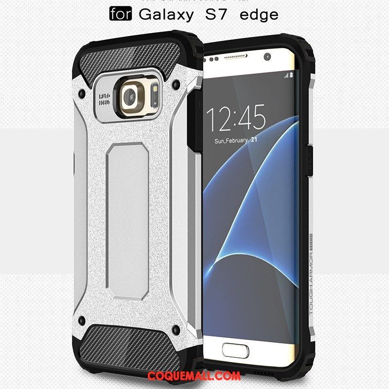 Étui Samsung Galaxy S7 Edge Téléphone Portable Silicone Créatif, Coque Samsung Galaxy S7 Edge Étoile Protection