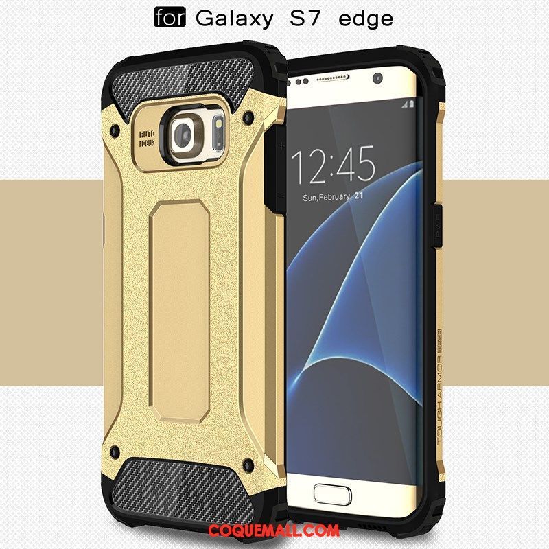 Étui Samsung Galaxy S7 Edge Téléphone Portable Silicone Créatif, Coque Samsung Galaxy S7 Edge Étoile Protection