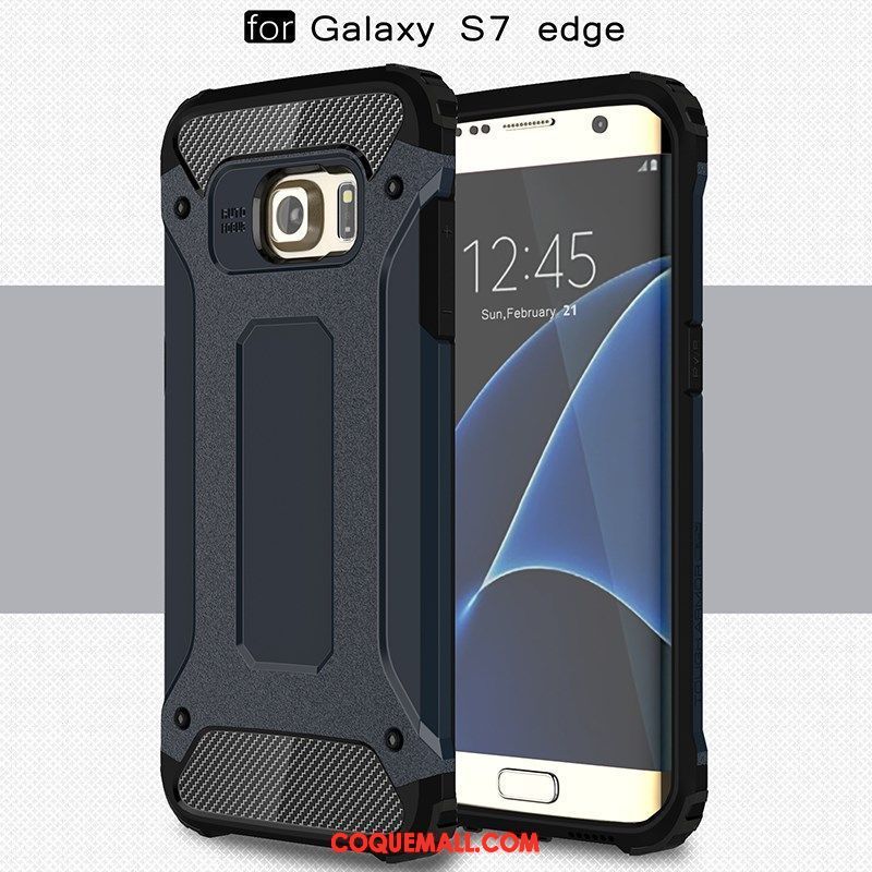 Étui Samsung Galaxy S7 Edge Téléphone Portable Silicone Créatif, Coque Samsung Galaxy S7 Edge Étoile Protection