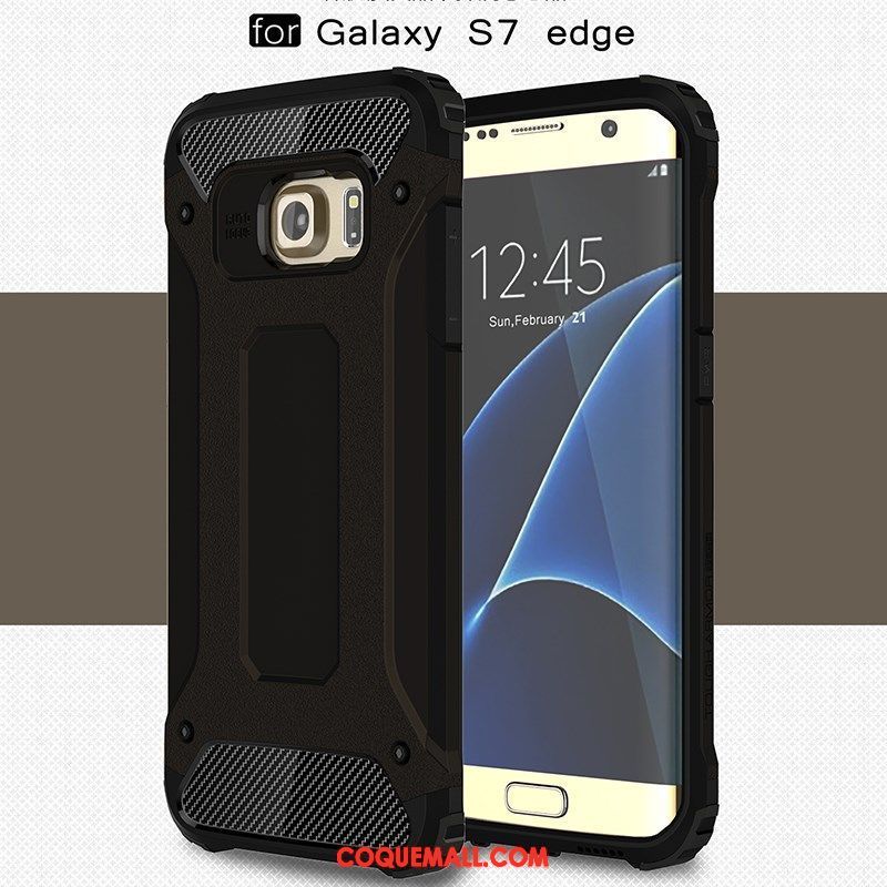 Étui Samsung Galaxy S7 Edge Téléphone Portable Silicone Créatif, Coque Samsung Galaxy S7 Edge Étoile Protection