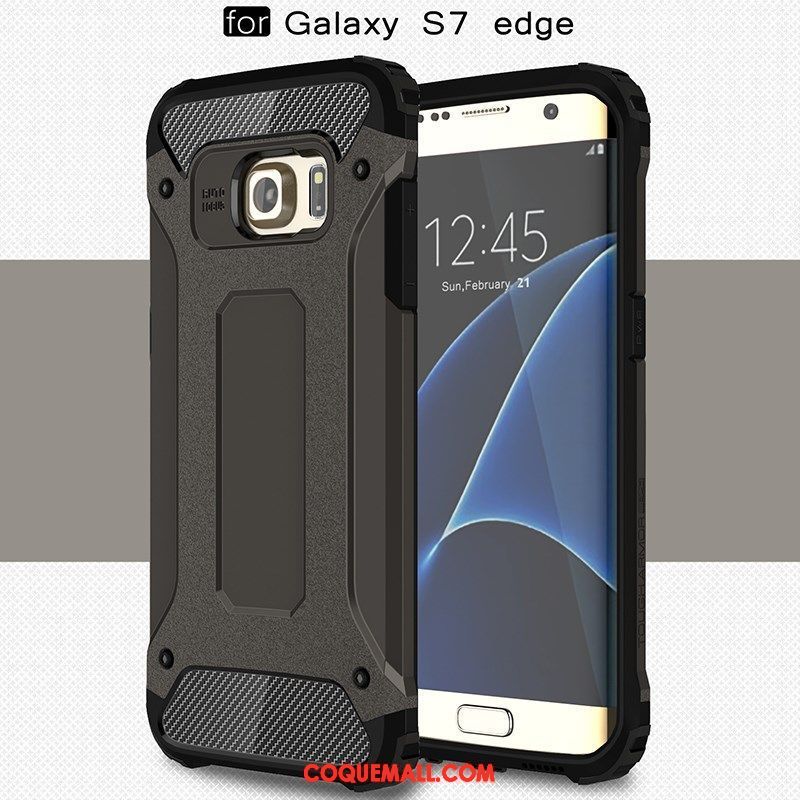 Étui Samsung Galaxy S7 Edge Téléphone Portable Silicone Créatif, Coque Samsung Galaxy S7 Edge Étoile Protection