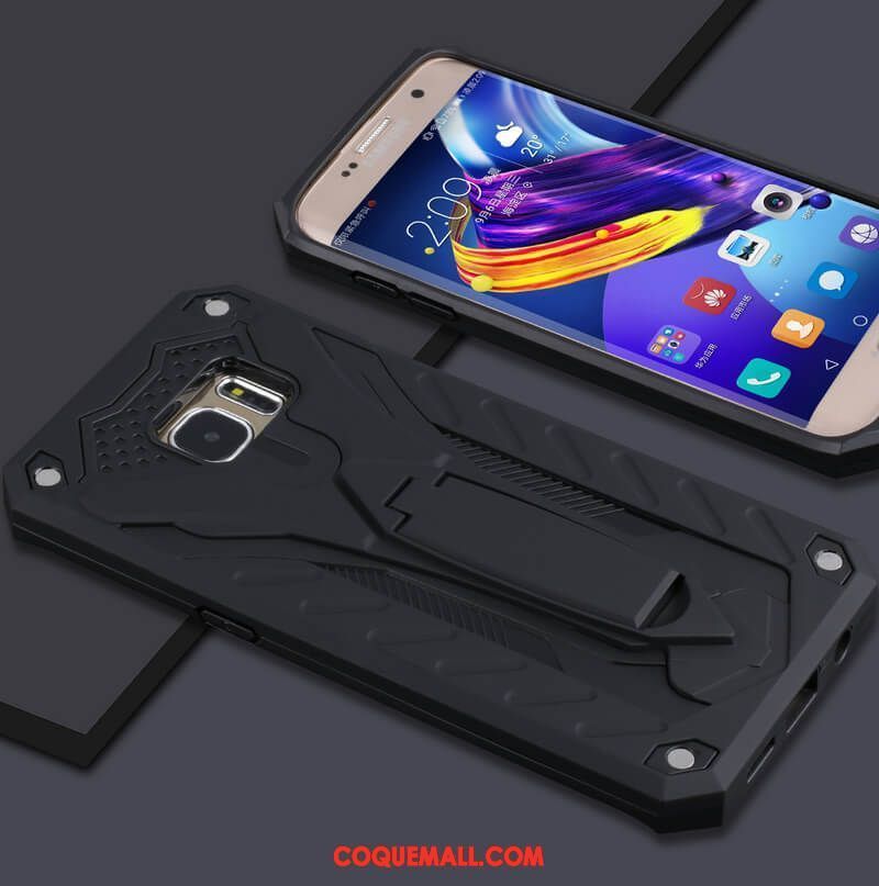 Étui Samsung Galaxy S7 Or Mode Protection, Coque Samsung Galaxy S7 Étoile Téléphone Portable