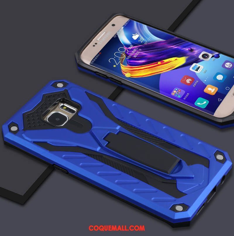 Étui Samsung Galaxy S7 Or Mode Protection, Coque Samsung Galaxy S7 Étoile Téléphone Portable