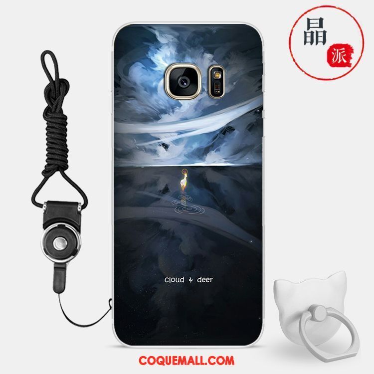 Étui Samsung Galaxy S7 Personnalité Créatif Étoile, Coque Samsung Galaxy S7 Dessin Animé Téléphone Portable