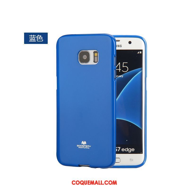 Étui Samsung Galaxy S7 Protection Jaune Étoile, Coque Samsung Galaxy S7 Très Mince Silicone