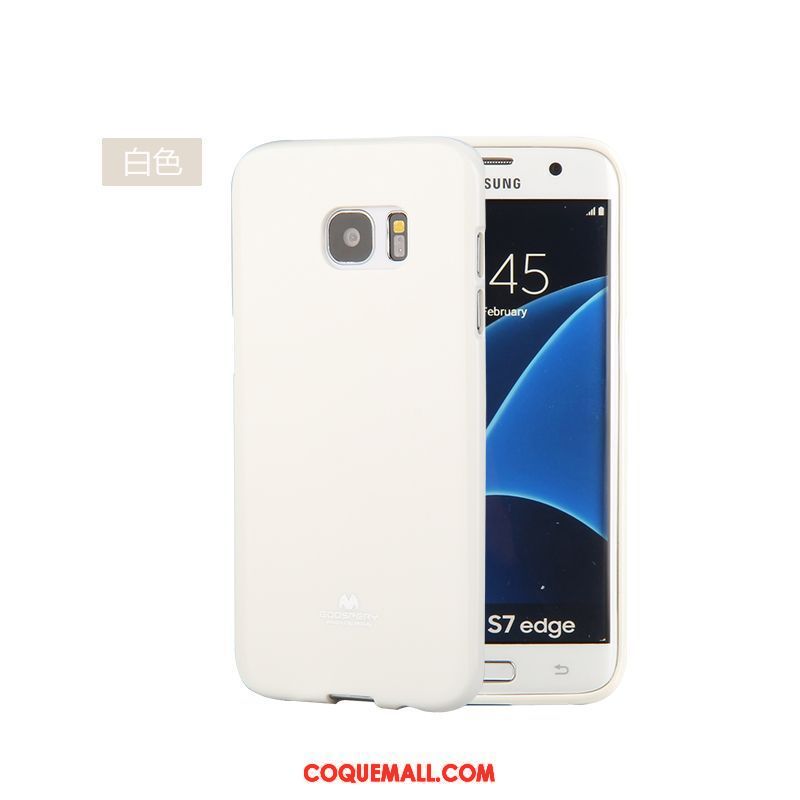 Étui Samsung Galaxy S7 Protection Jaune Étoile, Coque Samsung Galaxy S7 Très Mince Silicone