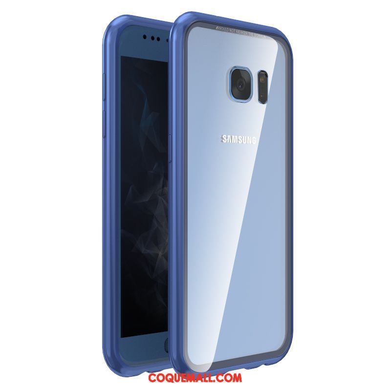 Étui Samsung Galaxy S7 Protection Métal Téléphone Portable, Coque Samsung Galaxy S7 Étoile Couvercle Arrière