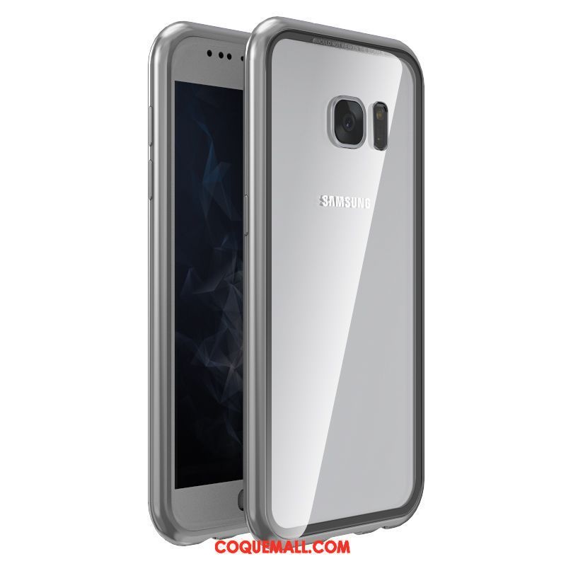 Étui Samsung Galaxy S7 Protection Métal Téléphone Portable, Coque Samsung Galaxy S7 Étoile Couvercle Arrière