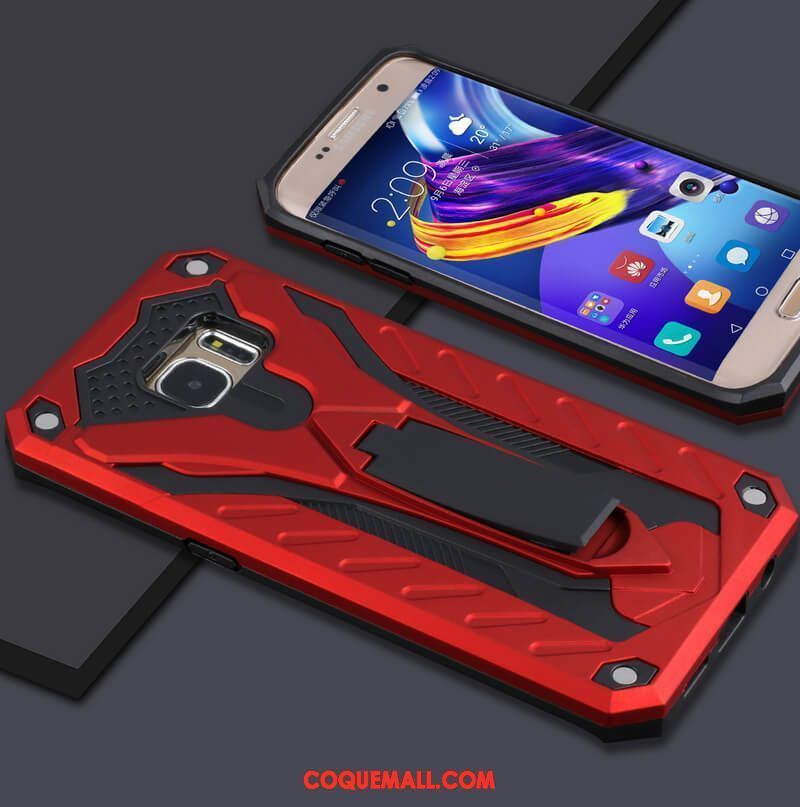 Étui Samsung Galaxy S7 Rouge Tendance Tout Compris, Coque Samsung Galaxy S7 Étoile Téléphone Portable