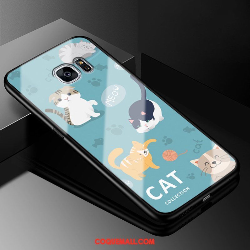 Étui Samsung Galaxy S7 Silicone Incassable Créatif, Coque Samsung Galaxy S7 Téléphone Portable Dessin Animé