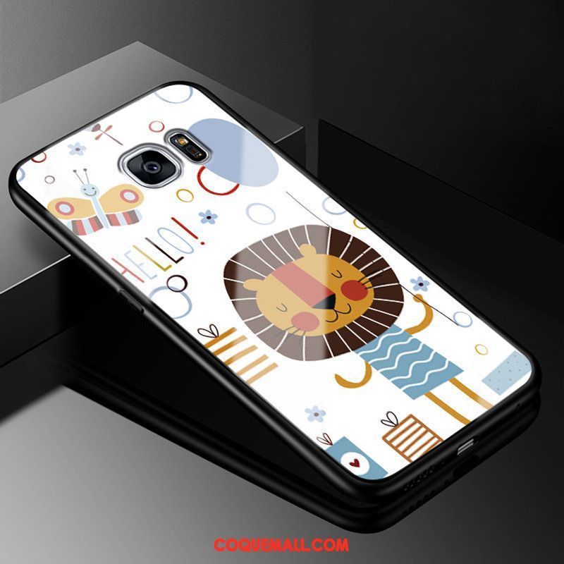 Étui Samsung Galaxy S7 Silicone Incassable Créatif, Coque Samsung Galaxy S7 Téléphone Portable Dessin Animé