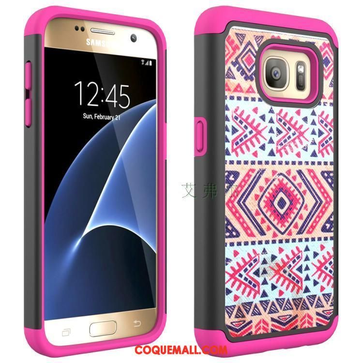 Étui Samsung Galaxy S7 Totem Incassable Téléphone Portable, Coque Samsung Galaxy S7 Silicone Peinture