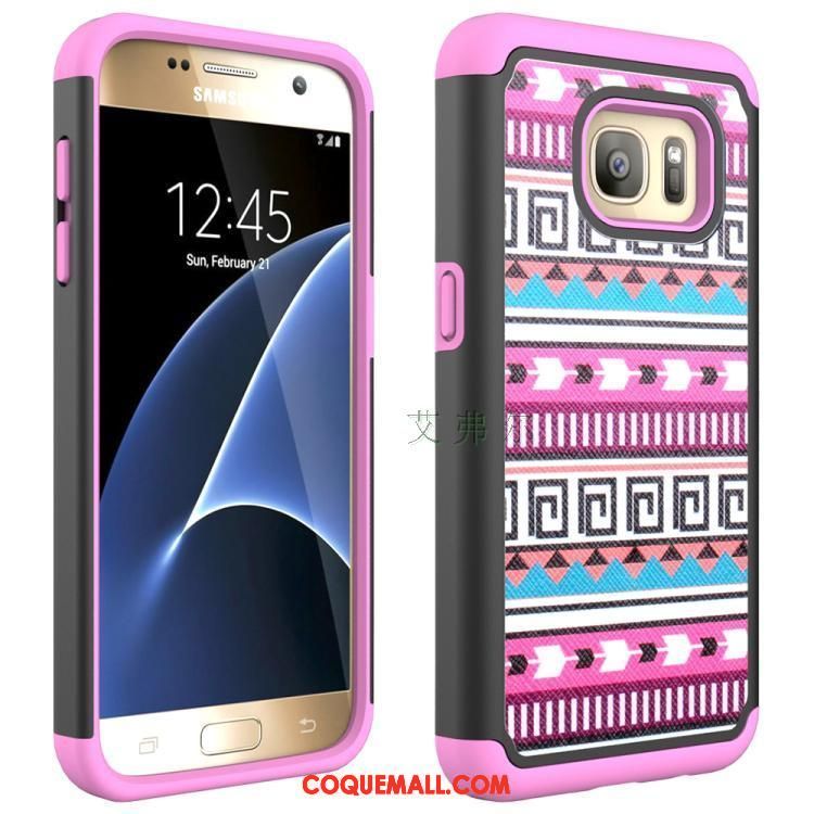 Étui Samsung Galaxy S7 Totem Incassable Téléphone Portable, Coque Samsung Galaxy S7 Silicone Peinture