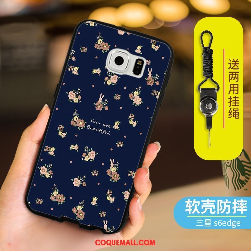Étui Samsung Galaxy S7 Tout Compris Noir Téléphone Portable, Coque Samsung Galaxy S7 Tendance Étoile