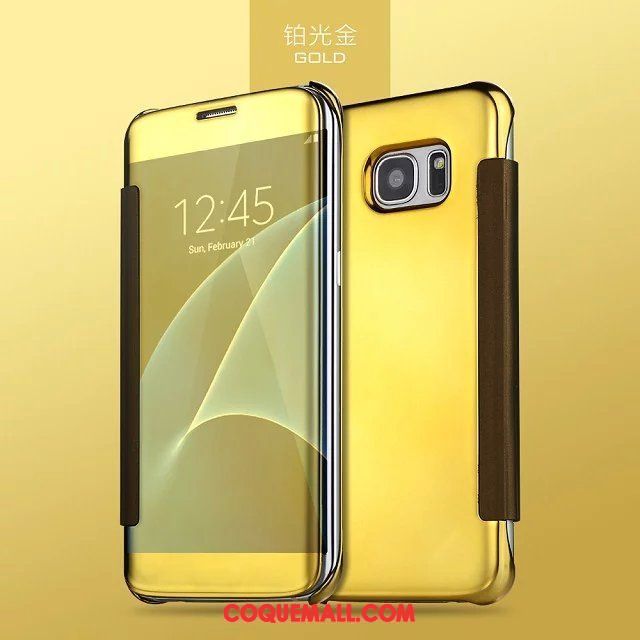 Étui Samsung Galaxy S7 Téléphone Portable Incassable Protection, Coque Samsung Galaxy S7 Personnalité Miroir