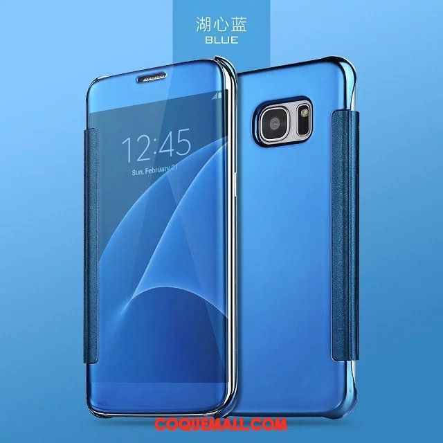 Étui Samsung Galaxy S7 Téléphone Portable Incassable Protection, Coque Samsung Galaxy S7 Personnalité Miroir