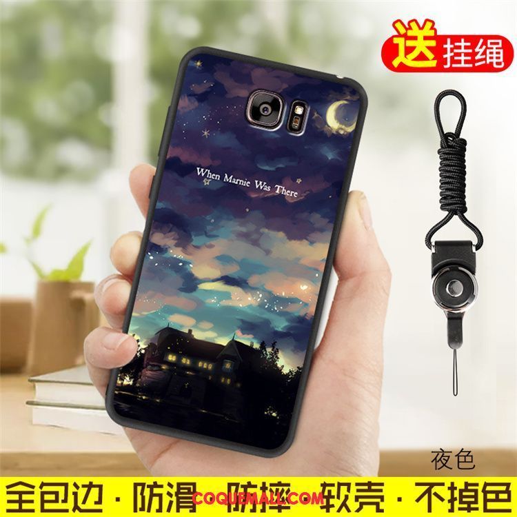 Étui Samsung Galaxy S7 Téléphone Portable Protection Noir, Coque Samsung Galaxy S7 Étoile Incassable