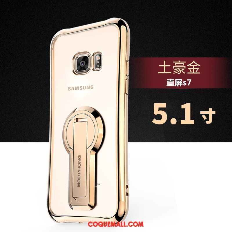 Étui Samsung Galaxy S7 Téléphone Portable Support Incassable, Coque Samsung Galaxy S7 Étoile Noir