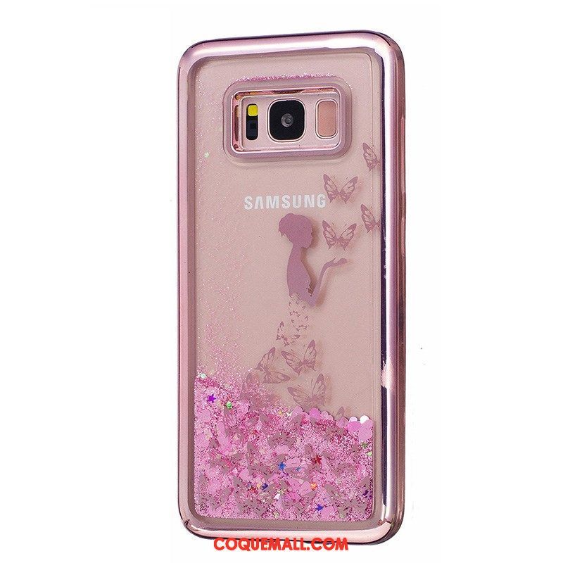 Étui Samsung Galaxy S7 Étoile Téléphone Portable Violet, Coque Samsung Galaxy S7 Quicksand Liquide