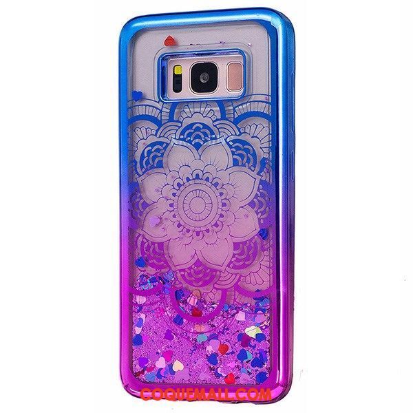 Étui Samsung Galaxy S7 Étoile Téléphone Portable Violet, Coque Samsung Galaxy S7 Quicksand Liquide