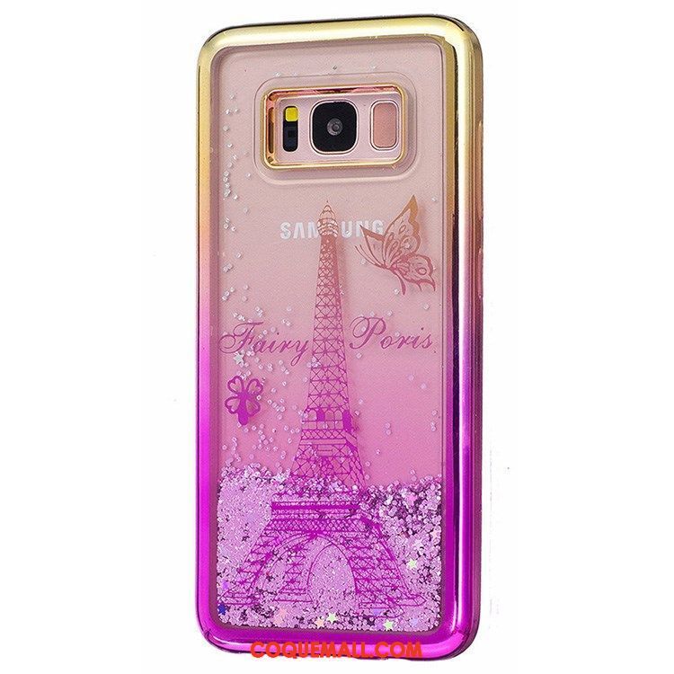 Étui Samsung Galaxy S7 Étoile Téléphone Portable Violet, Coque Samsung Galaxy S7 Quicksand Liquide