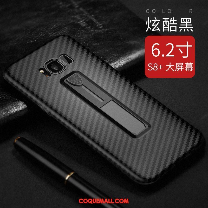 Étui Samsung Galaxy S8+ Anneau Incassable Très Mince, Coque Samsung Galaxy S8+ Marque De Tendance Personnalité