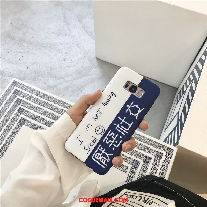 Étui Samsung Galaxy S8+ Blanc Amoureux Fluide Doux, Coque Samsung Galaxy S8+ Tendance Incassable