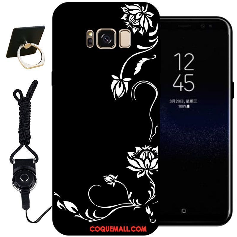 Étui Samsung Galaxy S8+ Classiques Rose Silicone, Coque Samsung Galaxy S8+ Peinture Téléphone Portable