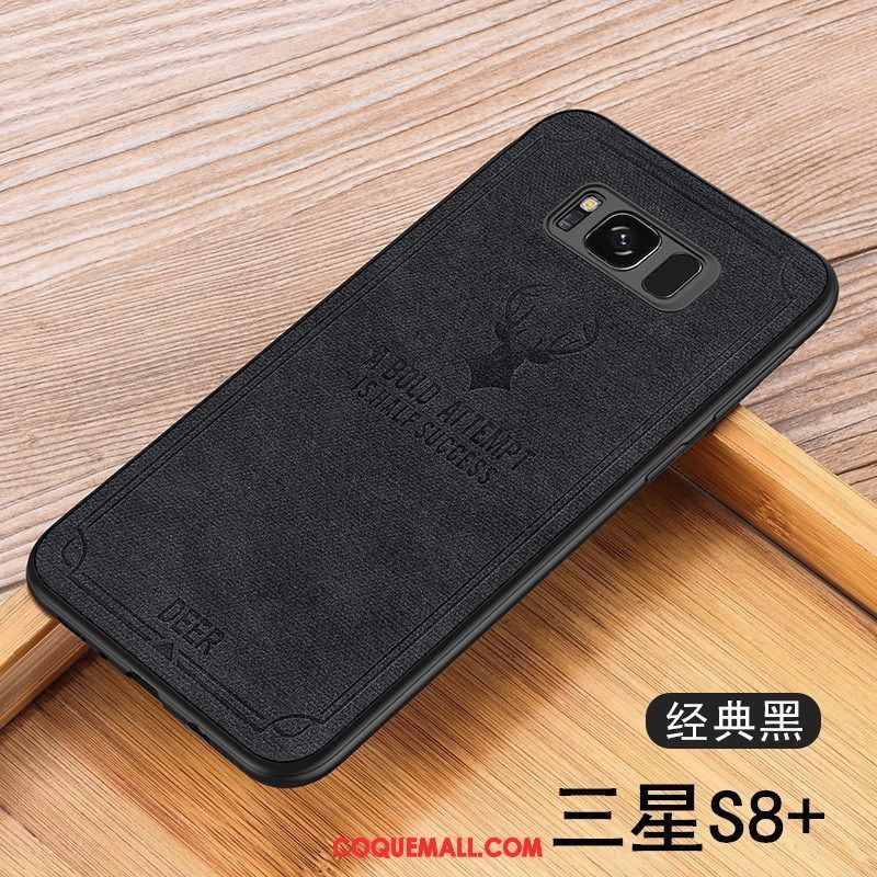 Étui Samsung Galaxy S8+ Couvercle Arrière Incassable Modèle Fleurie, Coque Samsung Galaxy S8+ Tout Compris Silicone