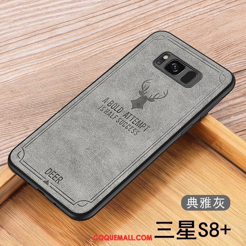 Étui Samsung Galaxy S8+ Couvercle Arrière Incassable Modèle Fleurie, Coque Samsung Galaxy S8+ Tout Compris Silicone