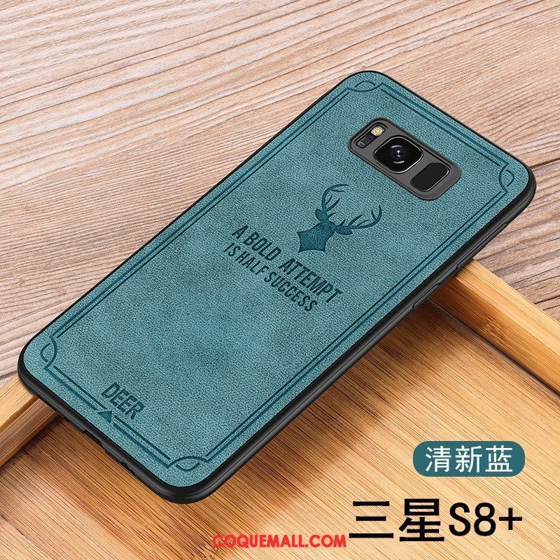 Étui Samsung Galaxy S8+ Couvercle Arrière Incassable Modèle Fleurie, Coque Samsung Galaxy S8+ Tout Compris Silicone