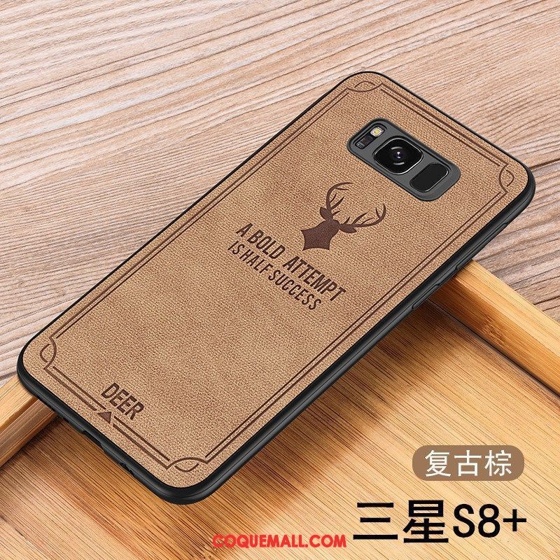 Étui Samsung Galaxy S8+ Couvercle Arrière Incassable Modèle Fleurie, Coque Samsung Galaxy S8+ Tout Compris Silicone