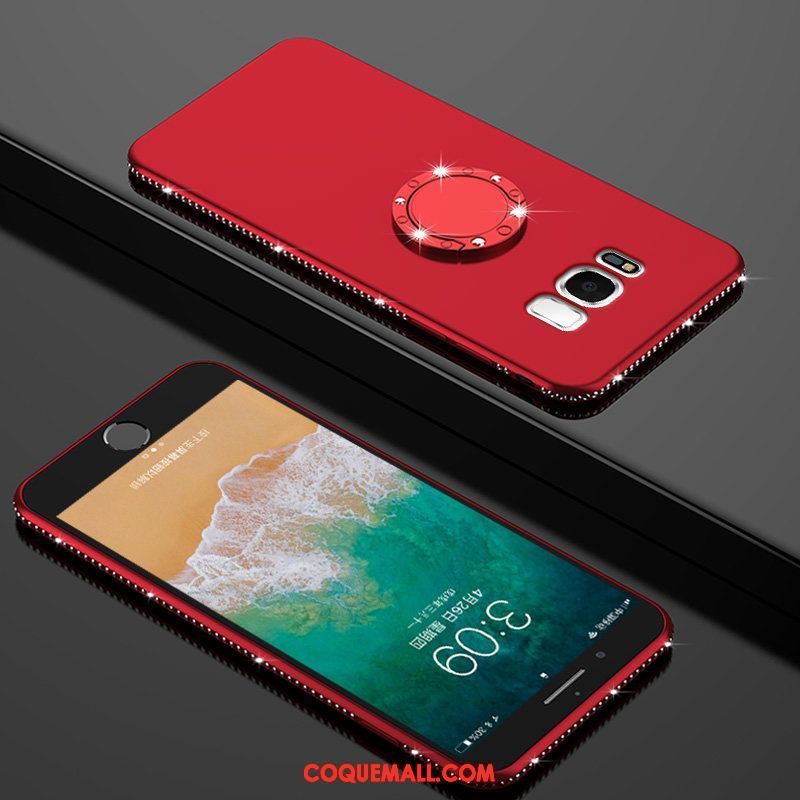 Étui Samsung Galaxy S8 Créatif Luxe Légères, Coque Samsung Galaxy S8 Net Rouge Nouveau