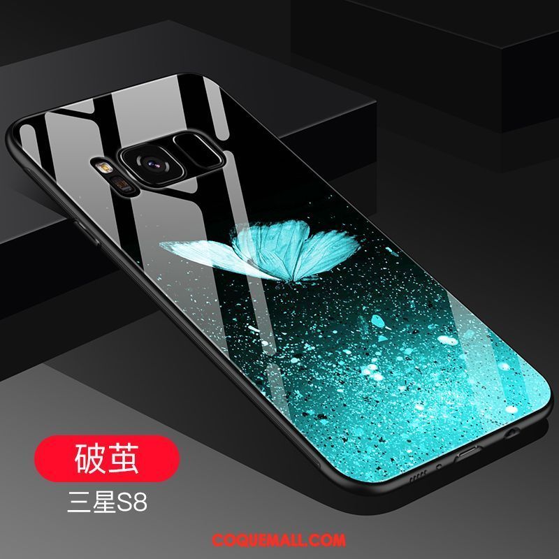 Étui Samsung Galaxy S8 Créatif Silicone Incassable, Coque Samsung Galaxy S8 Téléphone Portable Violet