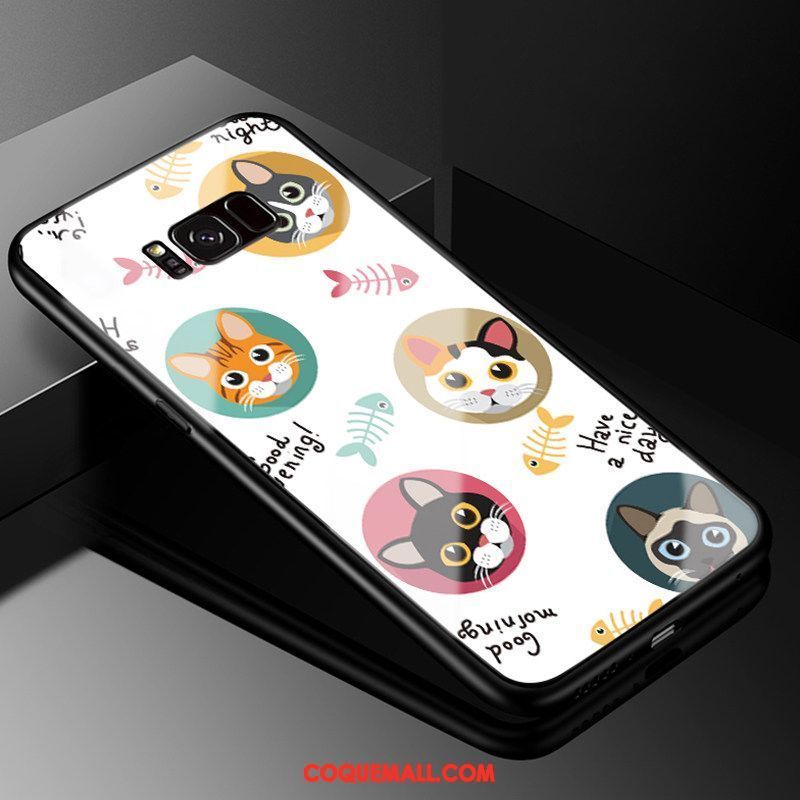 Étui Samsung Galaxy S8 Dessin Animé Simple Incassable, Coque Samsung Galaxy S8 Charmant Silicone