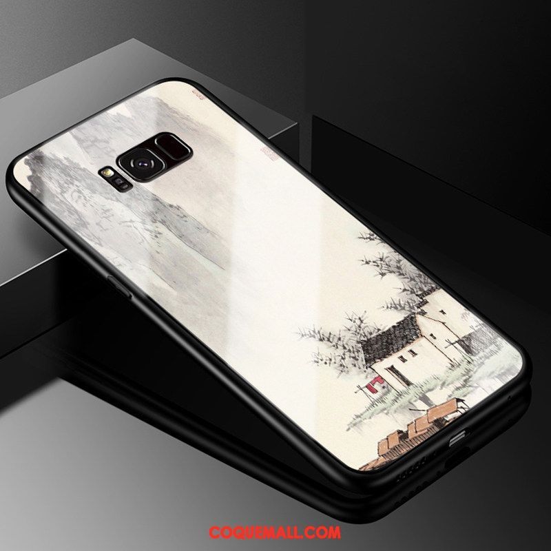 Étui Samsung Galaxy S8 Dessin Animé Simple Incassable, Coque Samsung Galaxy S8 Charmant Silicone