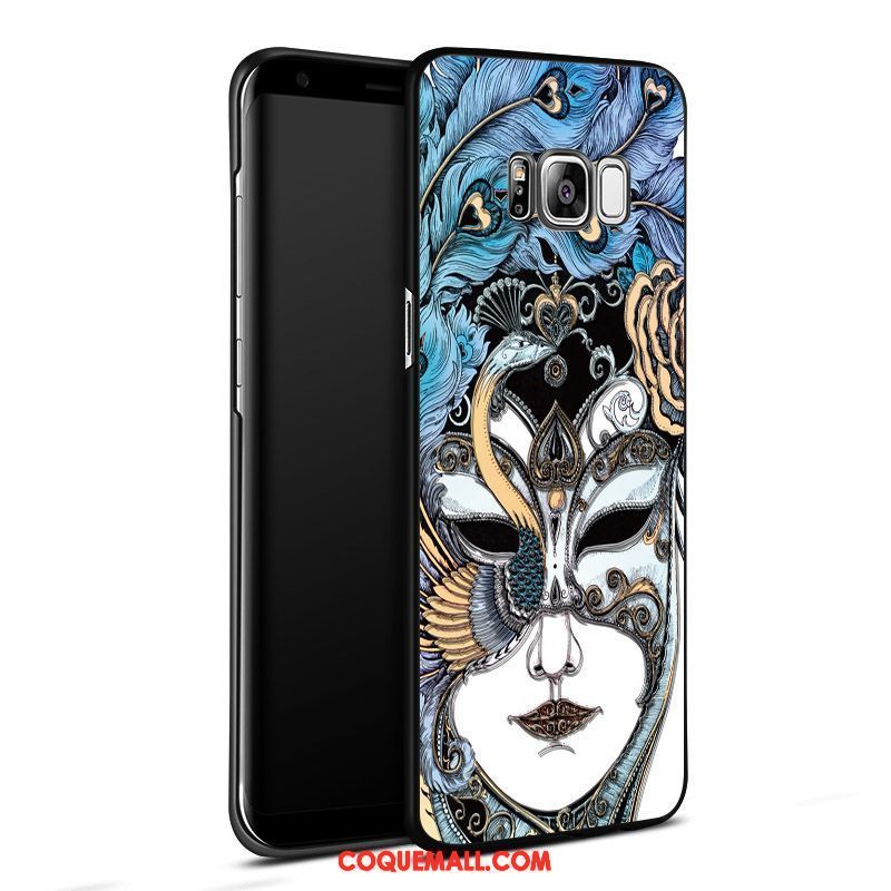 Étui Samsung Galaxy S8+ Dimensionnel Étoile Téléphone Portable, Coque Samsung Galaxy S8+ Noir Incassable